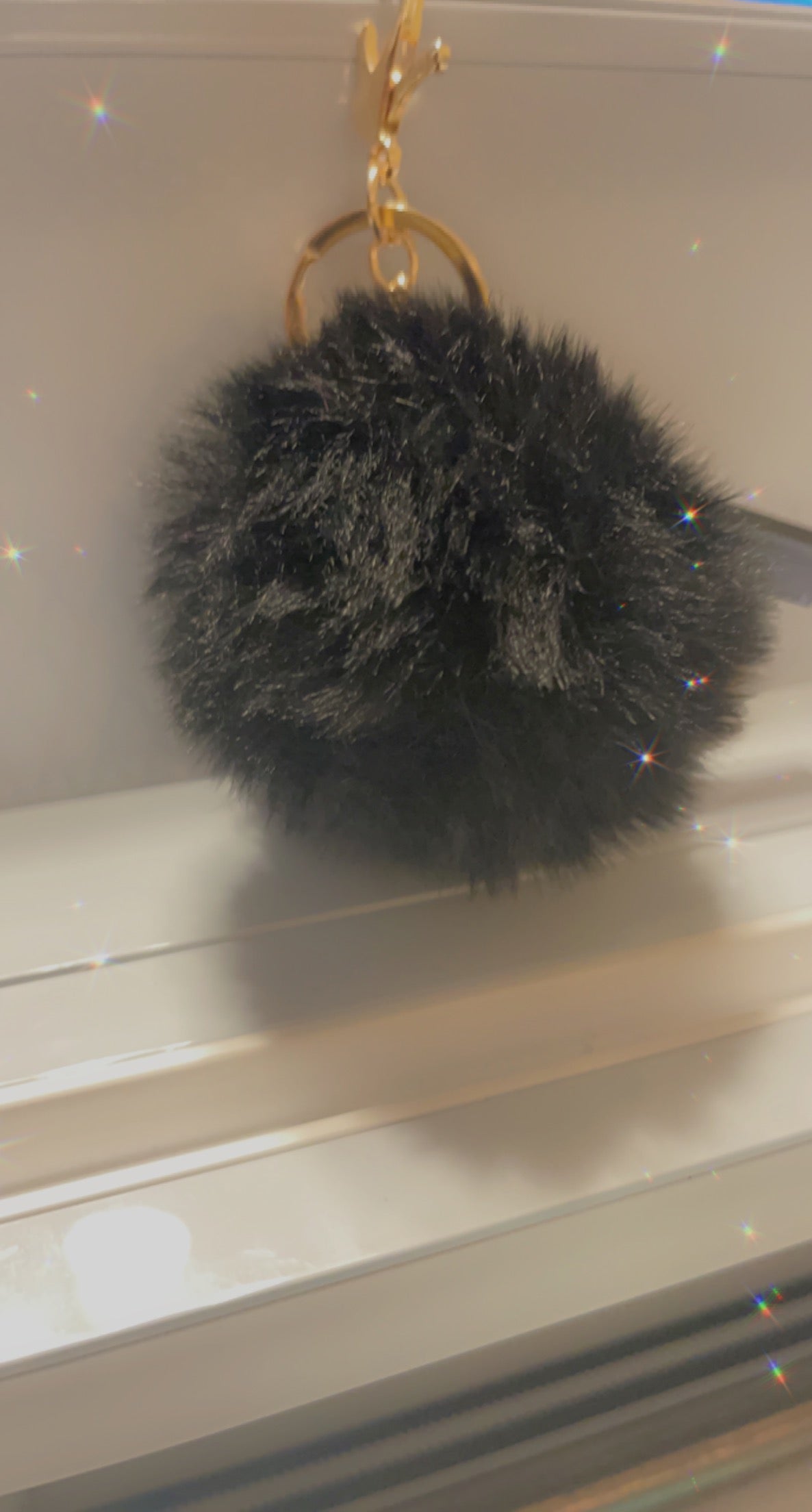 Custom Keychain w/ Pom Pom