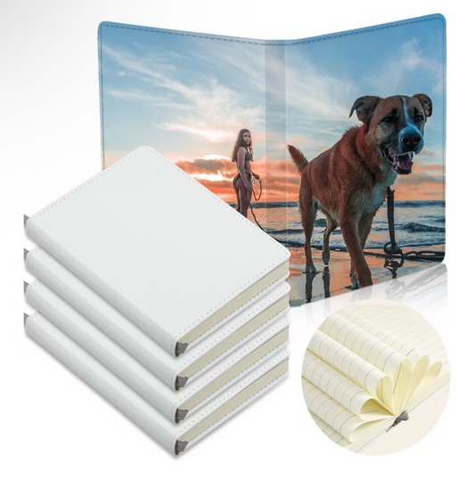 Faux Leather Notebook (4.3 in. x 5.7 in. )