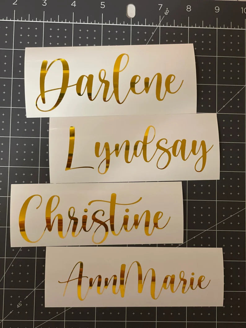 Decal Name Prints