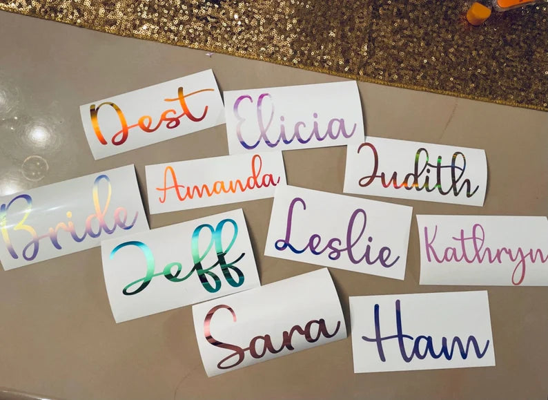 Decal Name Prints