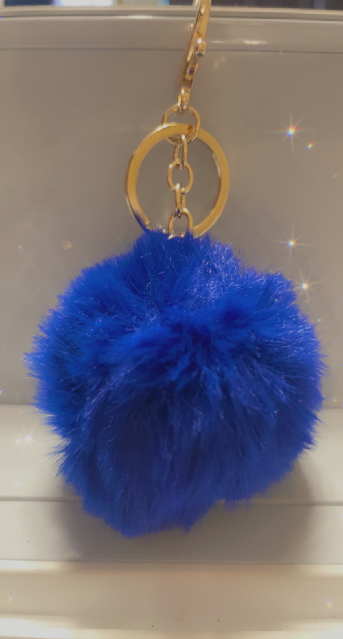 Custom Keychain w/ Pom Pom